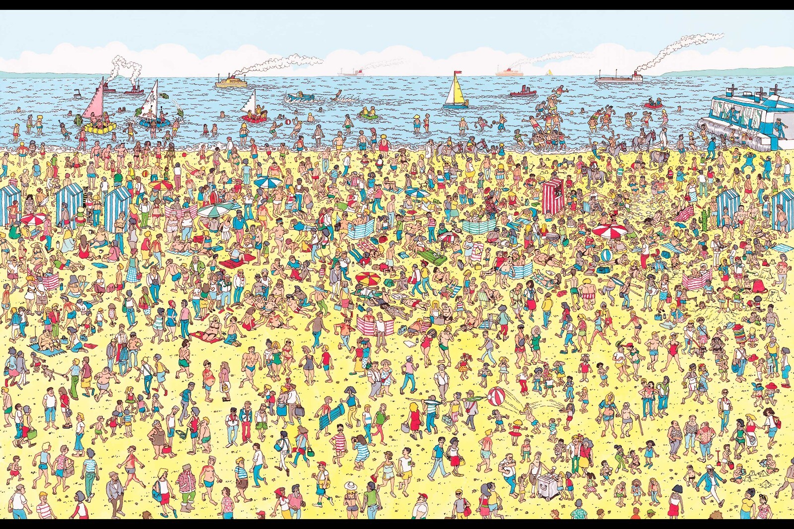 Where&rsquo;s Waldo Poster Photo Wall Art Home Decor Prints 16×24, 20×30, 24×36&Prime;