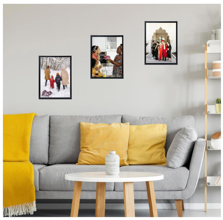 10×14 inch Picture Frame Black for 30 x 40cm Diamond Painting Art, Horizontal