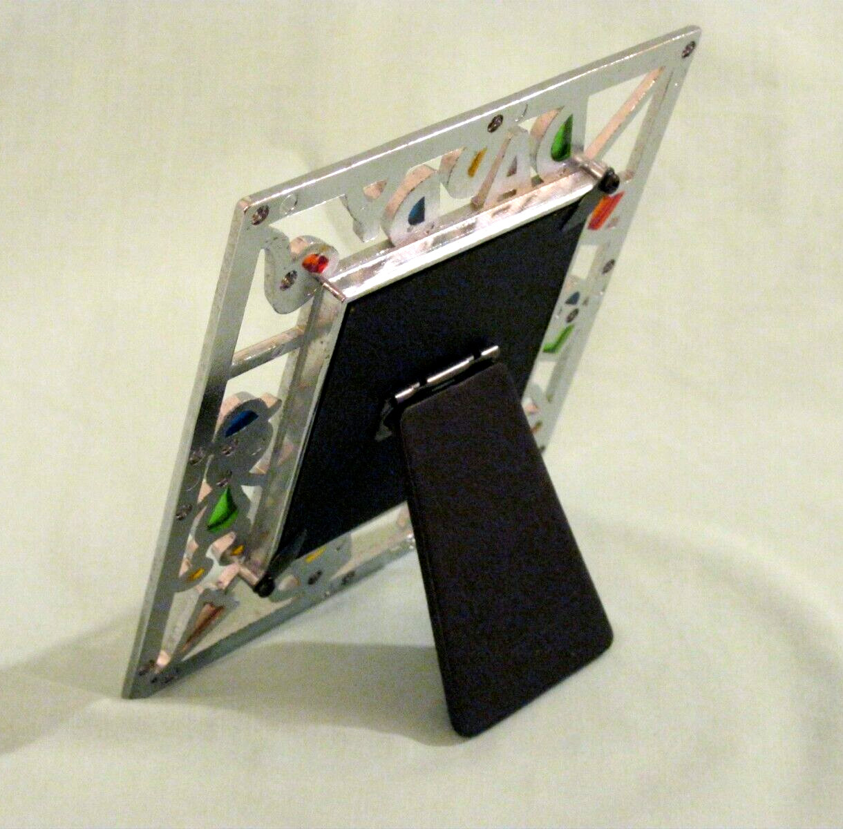 VTG Sonoma DADDY Picture Frame fits 2 1/2&Prime; x 2 1/2&Prime; Free Standing Fathers Day FS