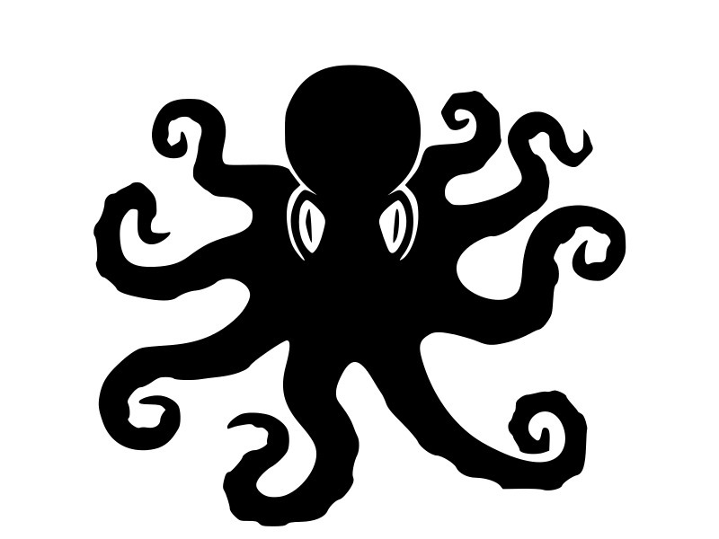 Octopus Sea Life Aquatic Vinyl Decal Car Wall Window Sticker CHOOSE SIZE COLOR