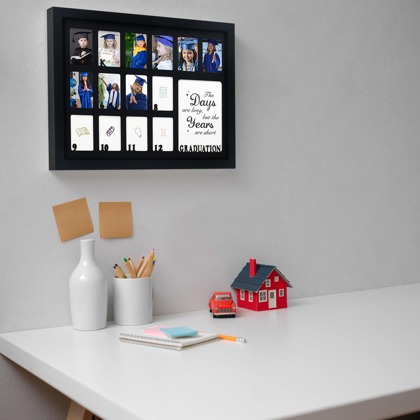 School Years Picture Frames Pre-K to 12 Graduation School Photo Frame for Pre…