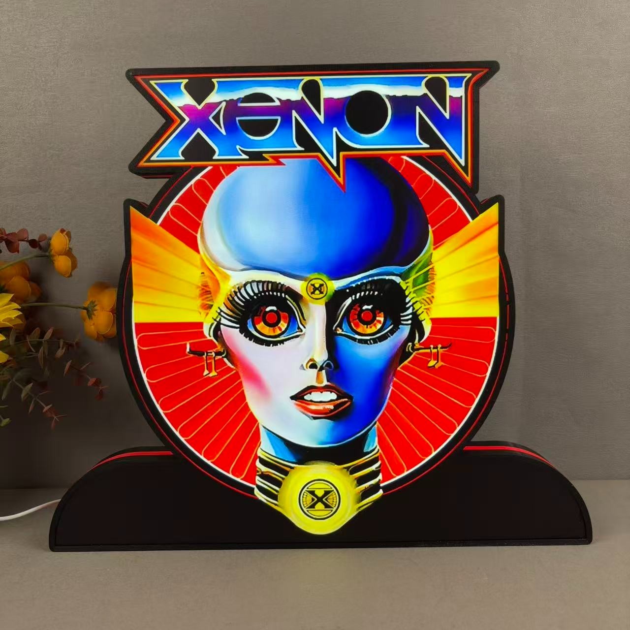 Xenon Pinball Topper LED Lightbox 3D Printed Game Lightbox