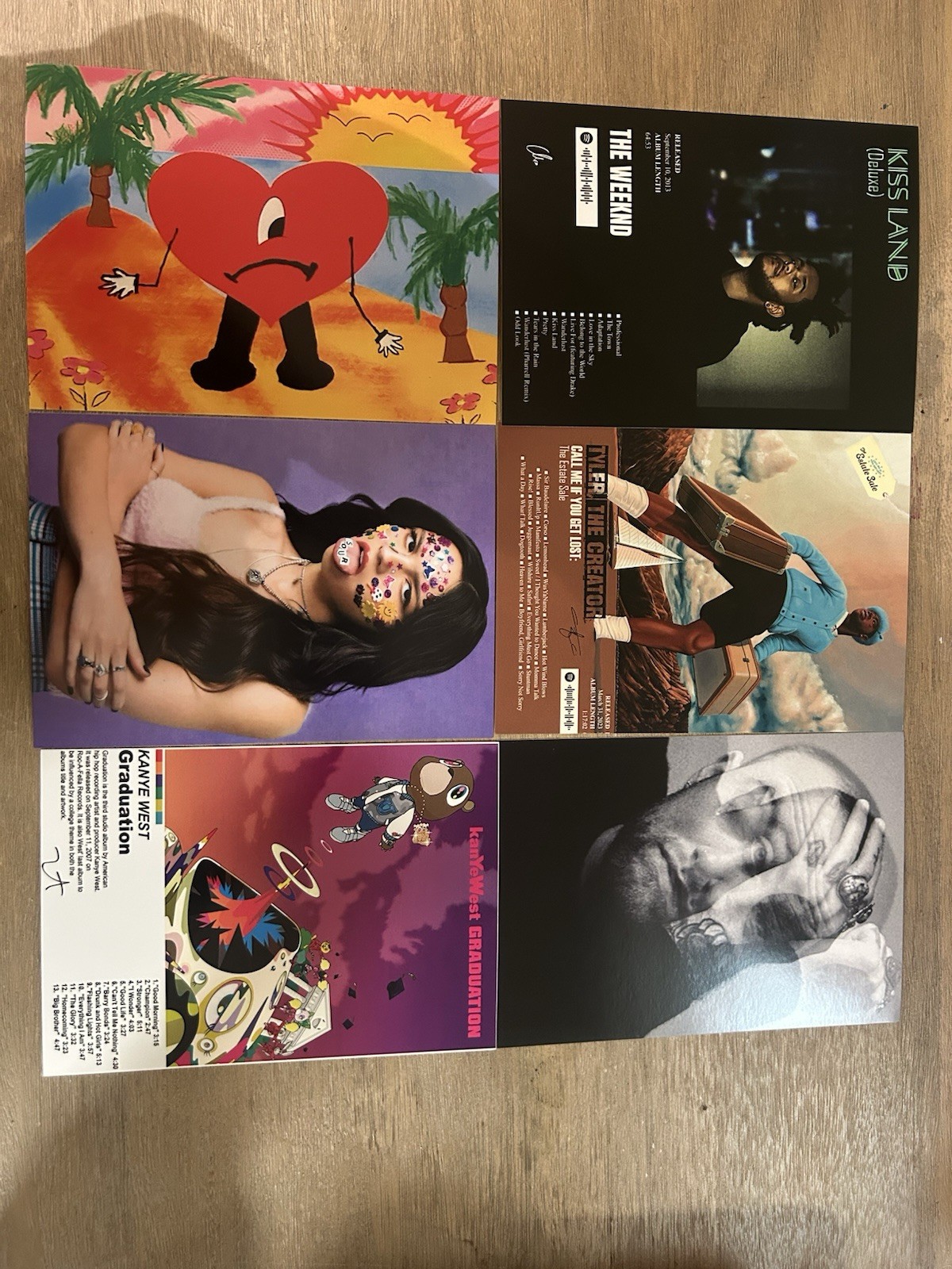 Lot of Music Album Cover Prints/Posters, Multicolor Paper, Teens/Adults