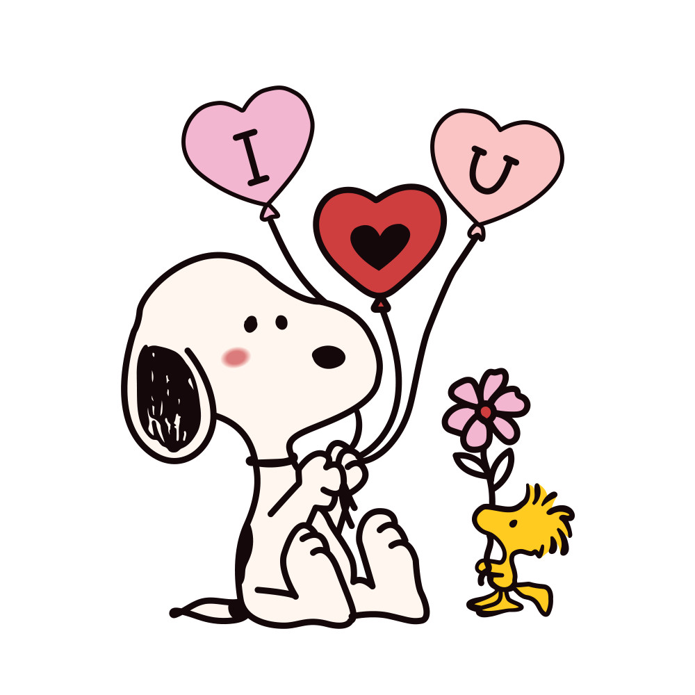 Peanuts Snoopy and Woodstock Sticker – Aesthetic Vinyl 4.2&Prime; W x 5&Prime; H
