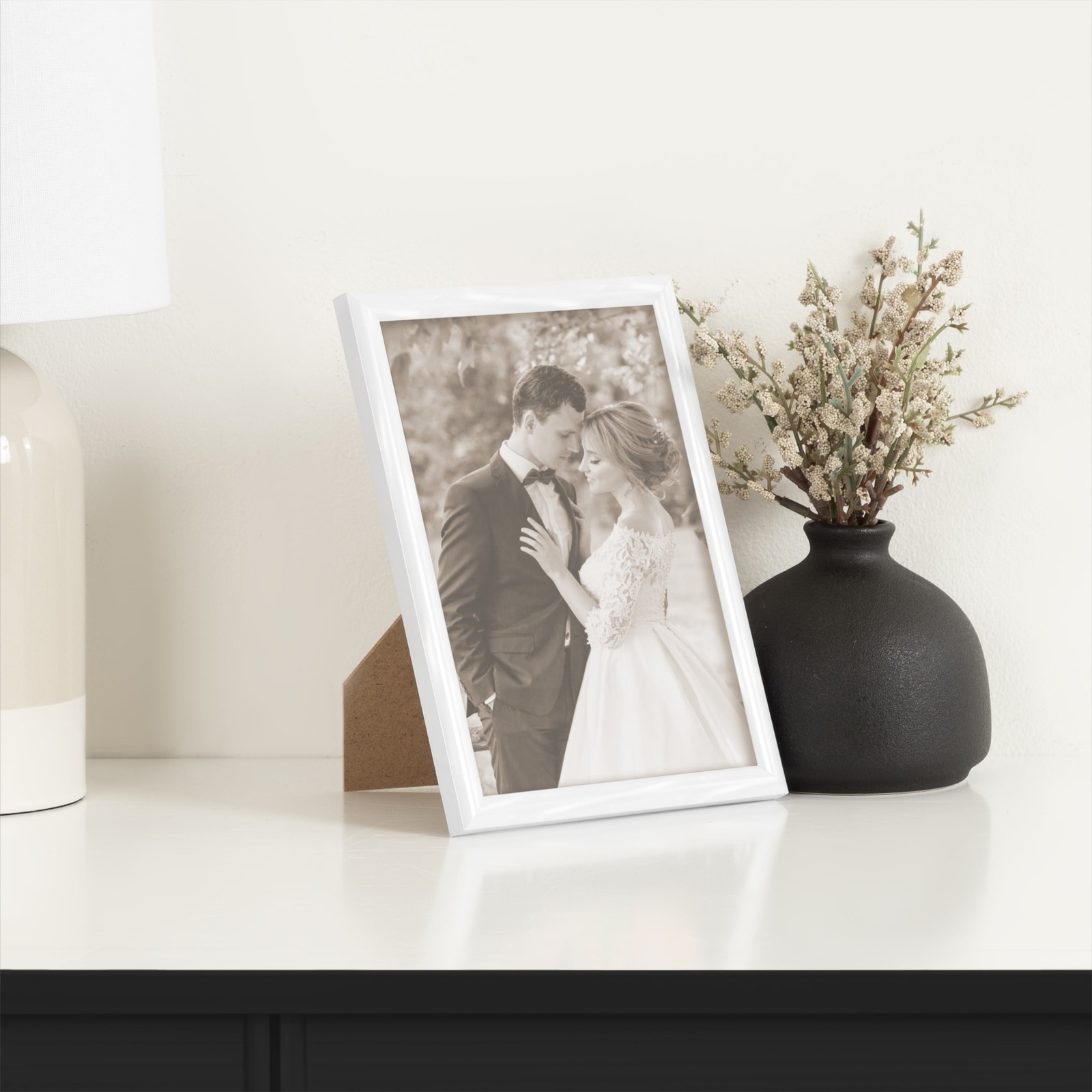 (3 pack) 5×7 Linear Iridescent Decorative Tabletop Picture Frame