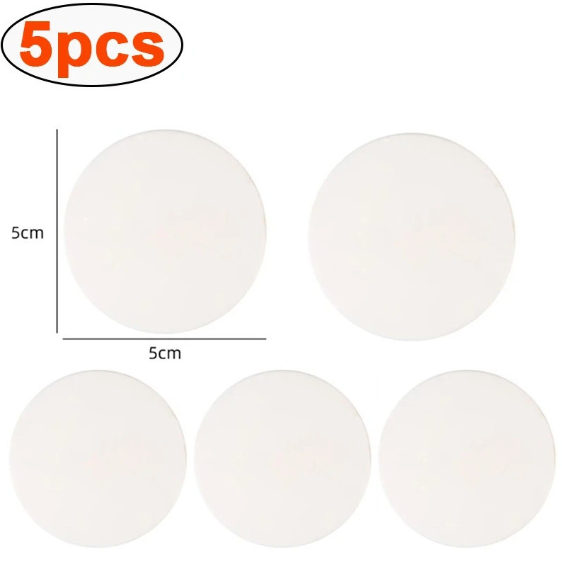 5pcs Silicone Door Stopper Bumper Pads Self Adhesive Wall Protector