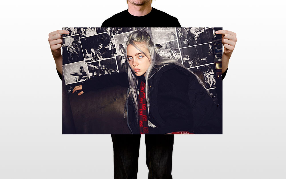 Billie Eilish British American Singer And Songwriter Wall Decor – POSTER 20&Prime;x30&Prime;