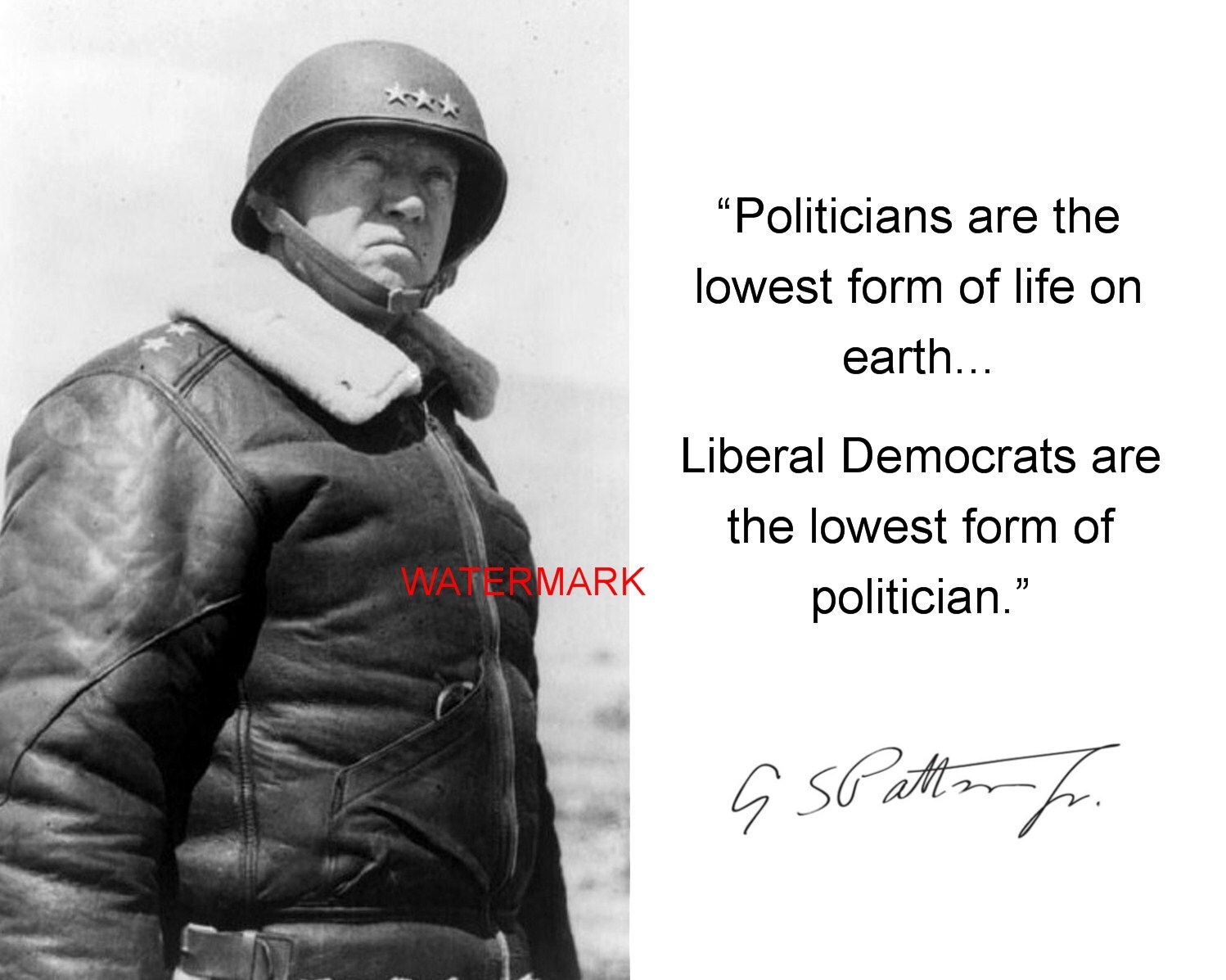 George S. Patton Famous Quote 8 x 10 11 x 14 Photo Picture Photograph mh1