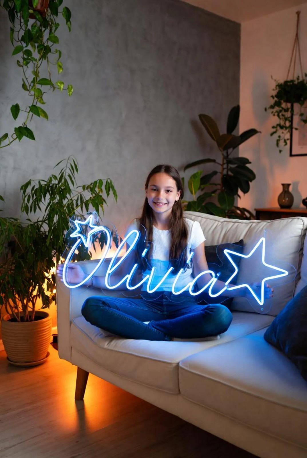 Personalized Kids Name Neon Sign Custom LED Name Light Home Wall Decor