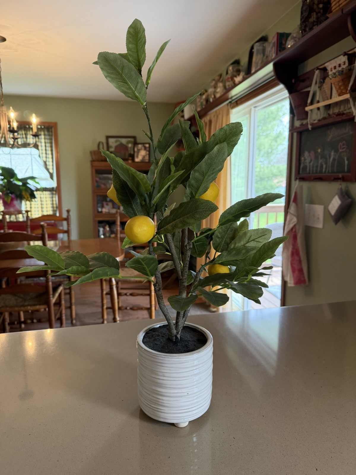 Beautiful Faux Lemon Tree/Great Condition