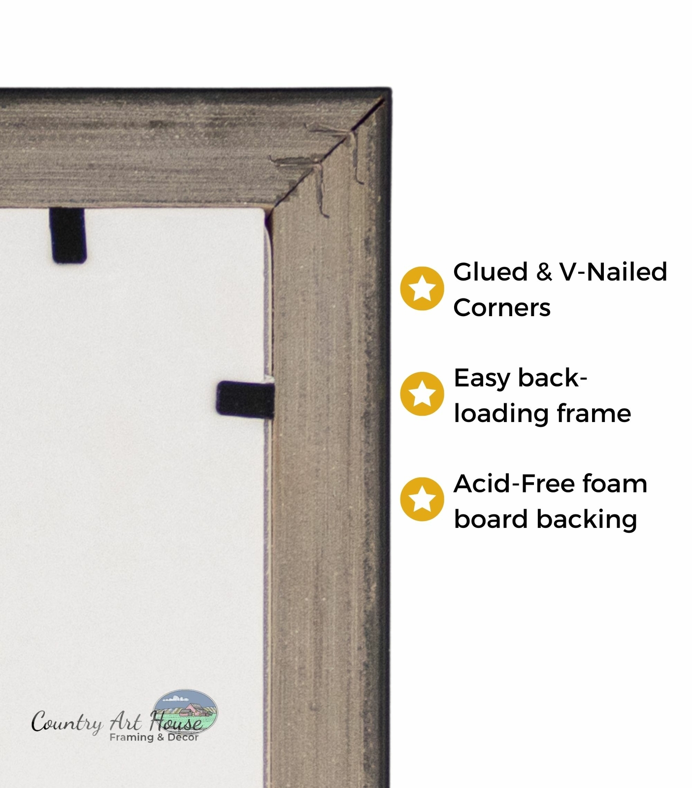 16×16 – 16 x 16 Cherry Flat Solid Wood Frame with UV Framer&rsquo;s Acrylic & Foam Boa