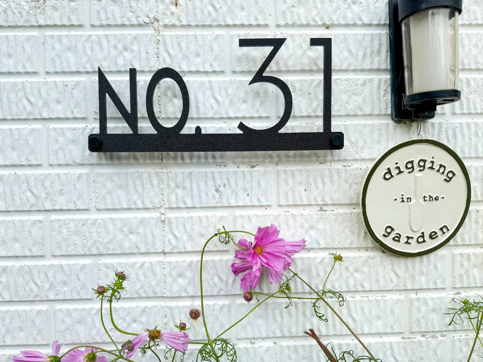 10-29 inch Modern House Address Numbers Letters For Exterior Outside Address