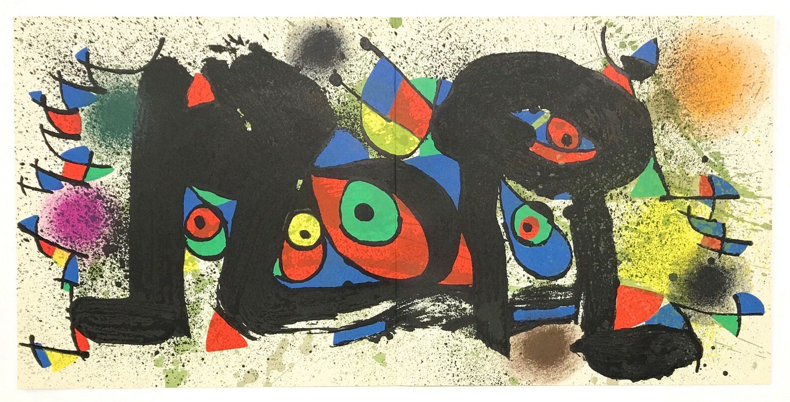 Artist: Joan Miro Title: Sculptures I Medium: original lithograph Size: 11 x 22