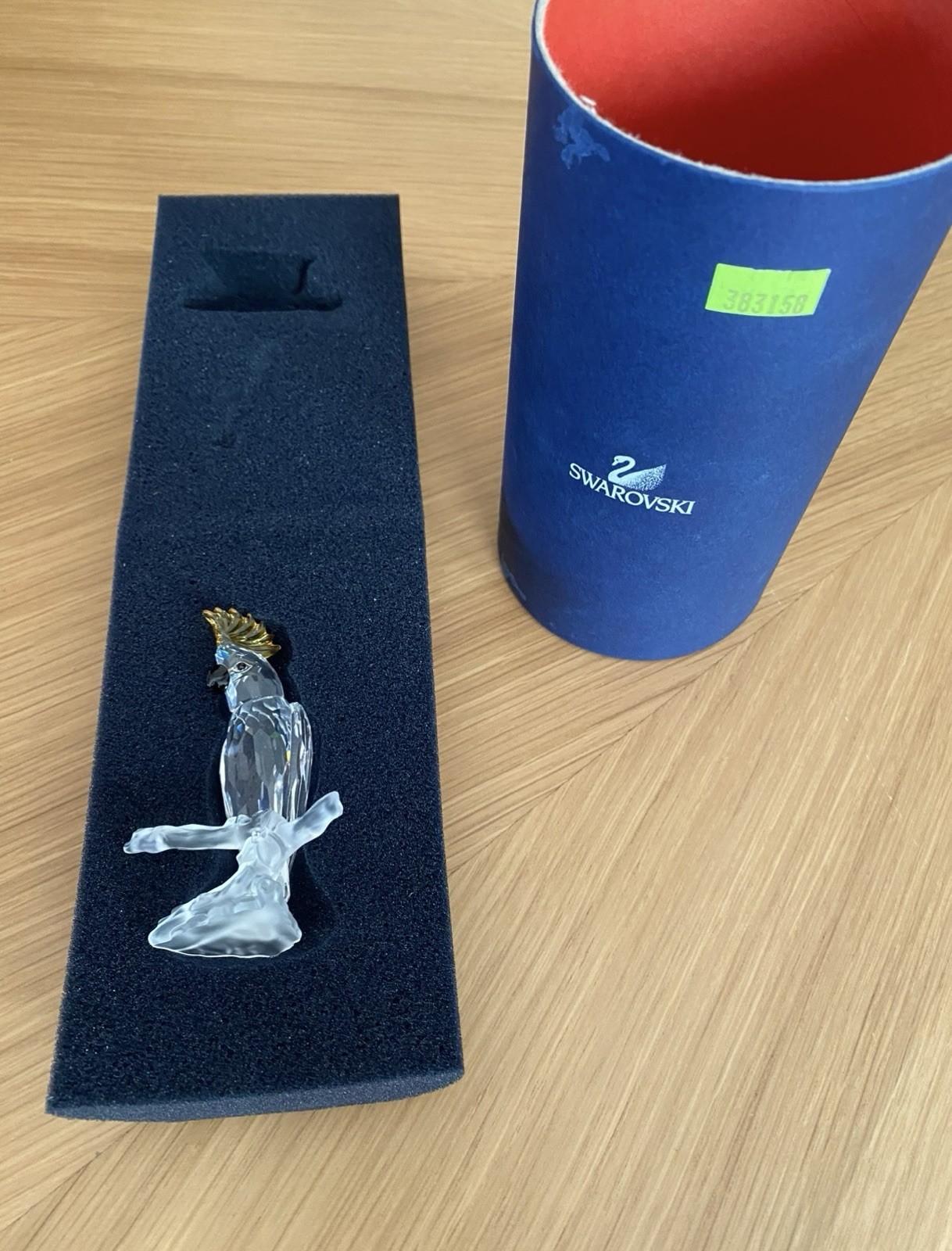 NEW Swarovski Figurine 261635 Kakadu 8 cm Top Zustand