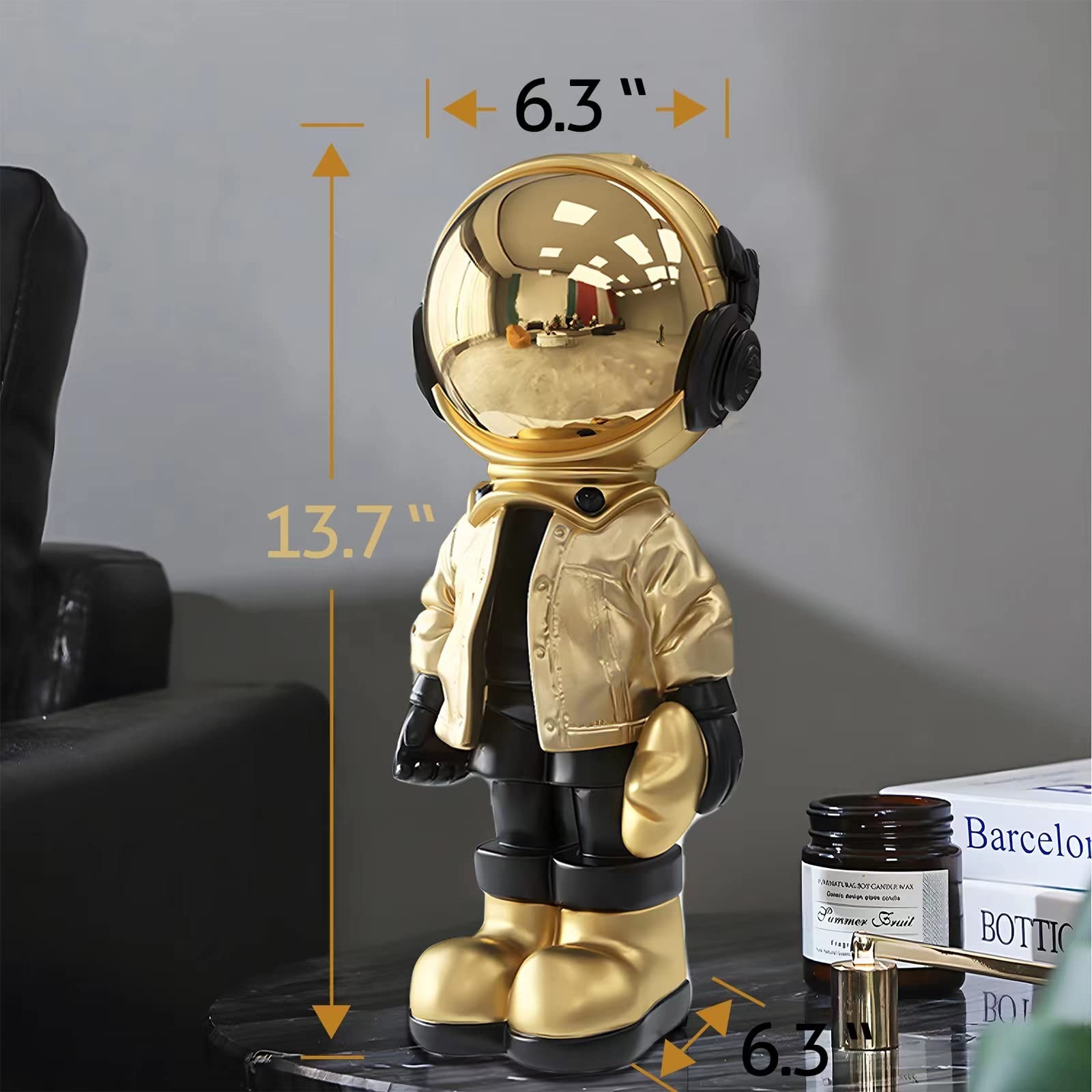 Figurine Statue Astronaut Sculpture Spaceman Decor,Sculpture for Home Decor,A…