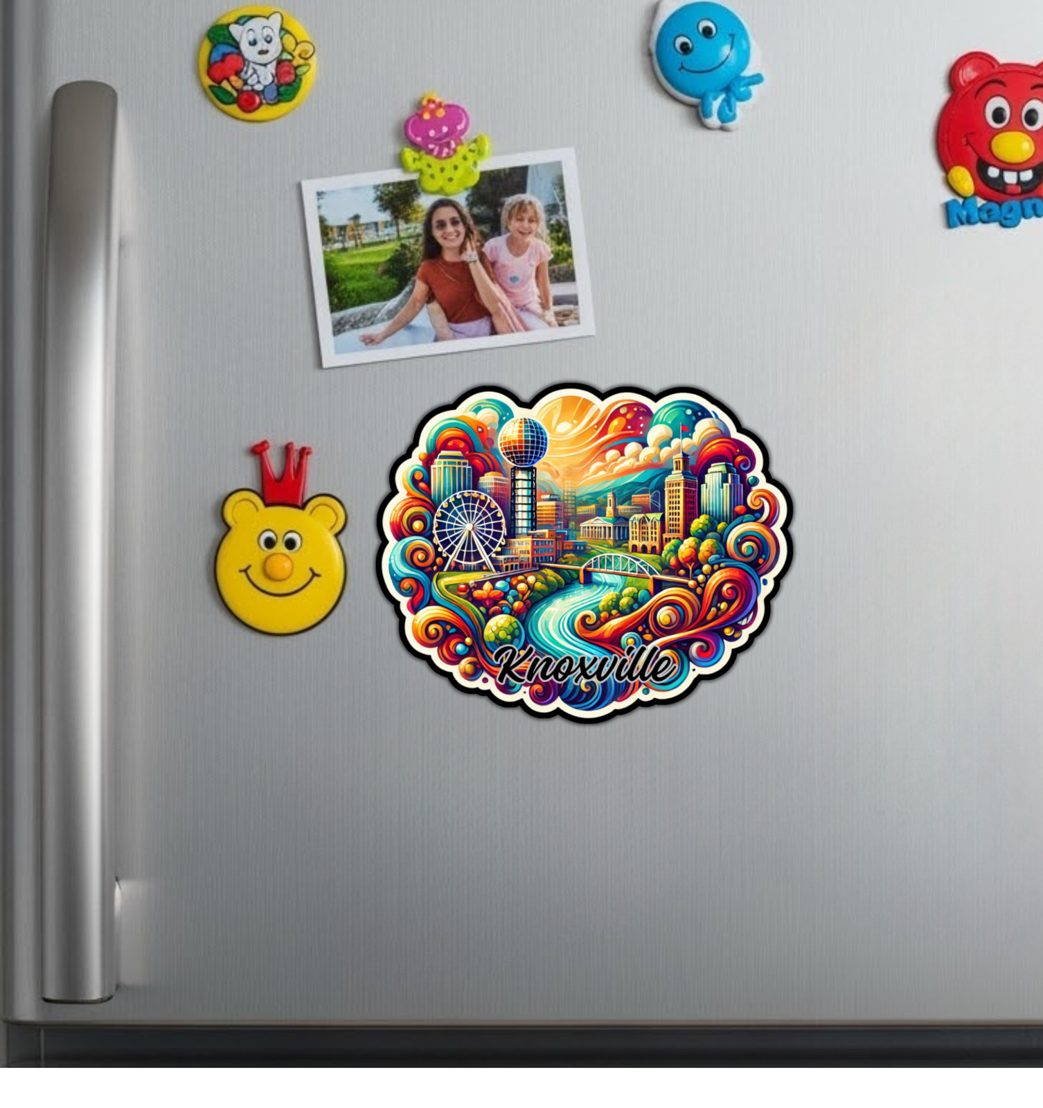 Knoxville Tennessee Fridge Magnet or Laptop Sticker