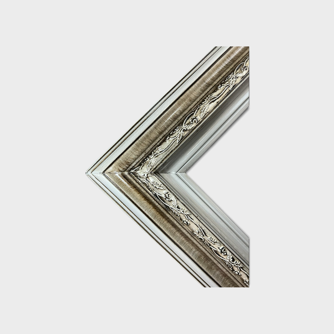 11 x 14 In stock -Ready to Ship, Classic compo ornate wood frame, Vintage Silver