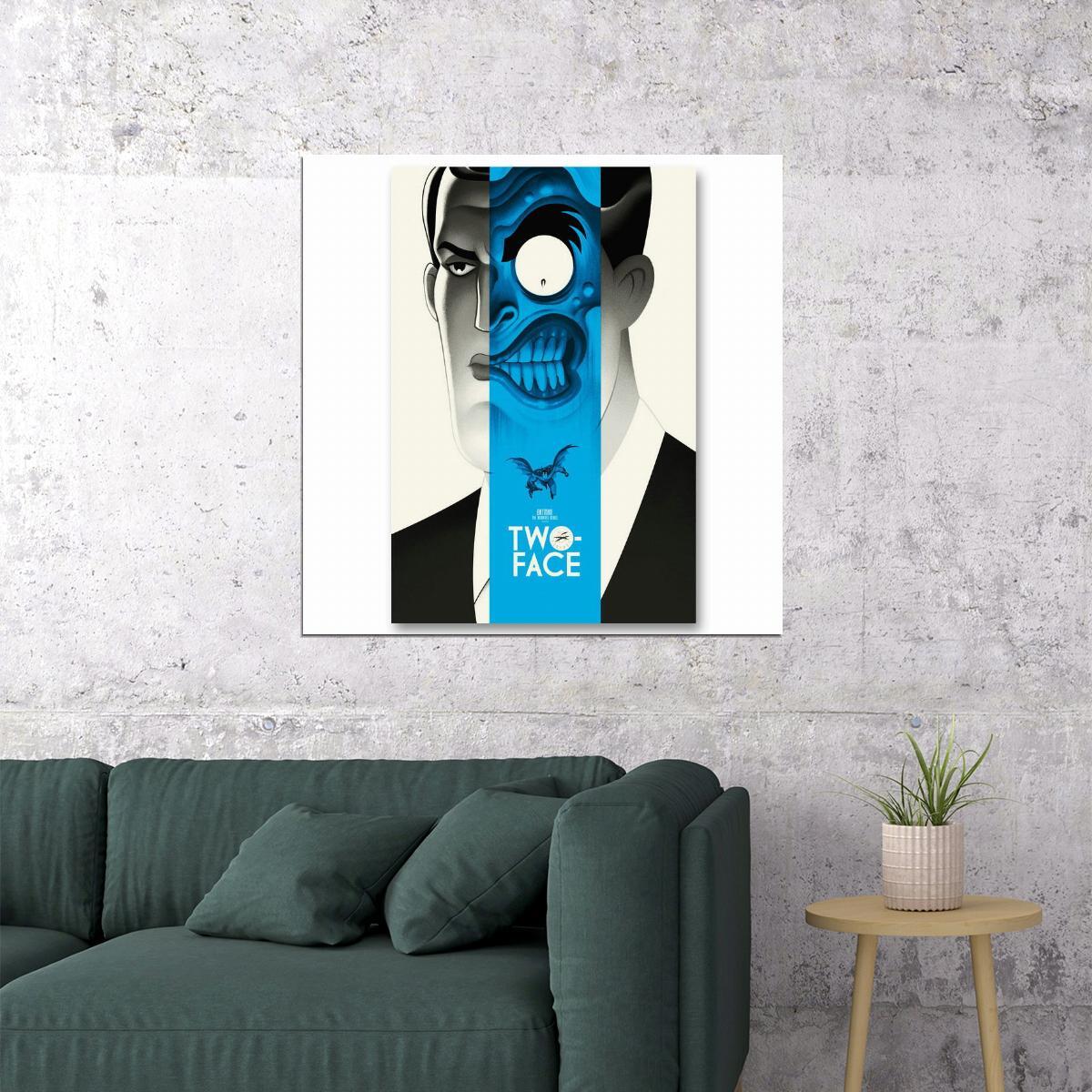 80950 TWO FACE Batman Superheroes Comic Wall Print Poster US