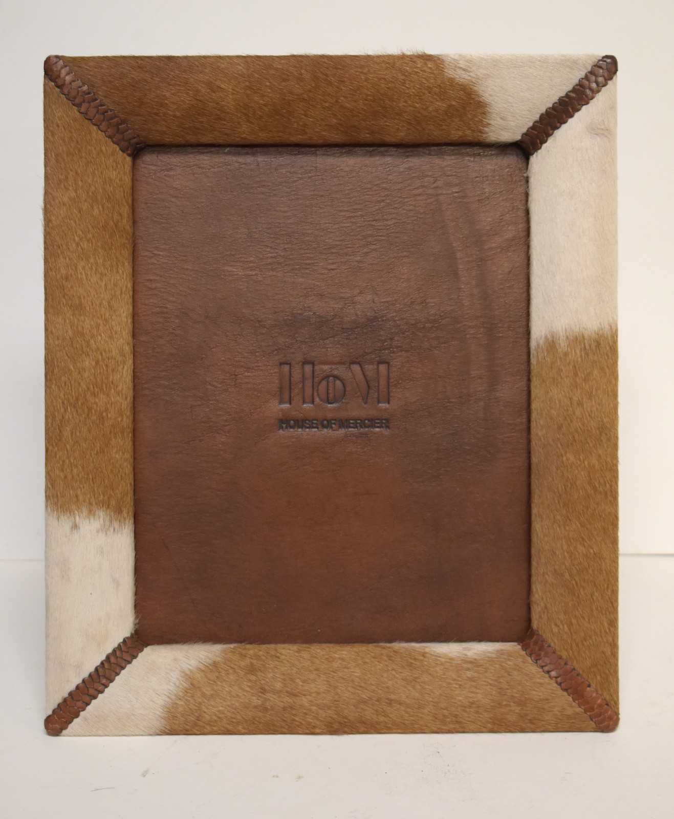 House of Mercier 8 x 10 Cowhide and Leather Frame