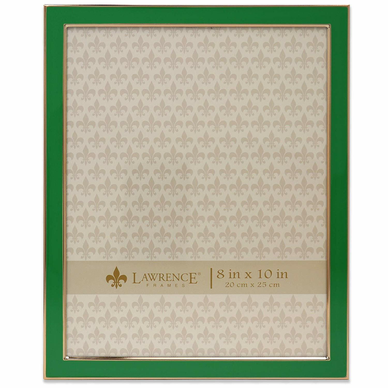 Lawrence 8×10 Emerald Green & Gold Picture Frame (Same Shipping Any Qty)
