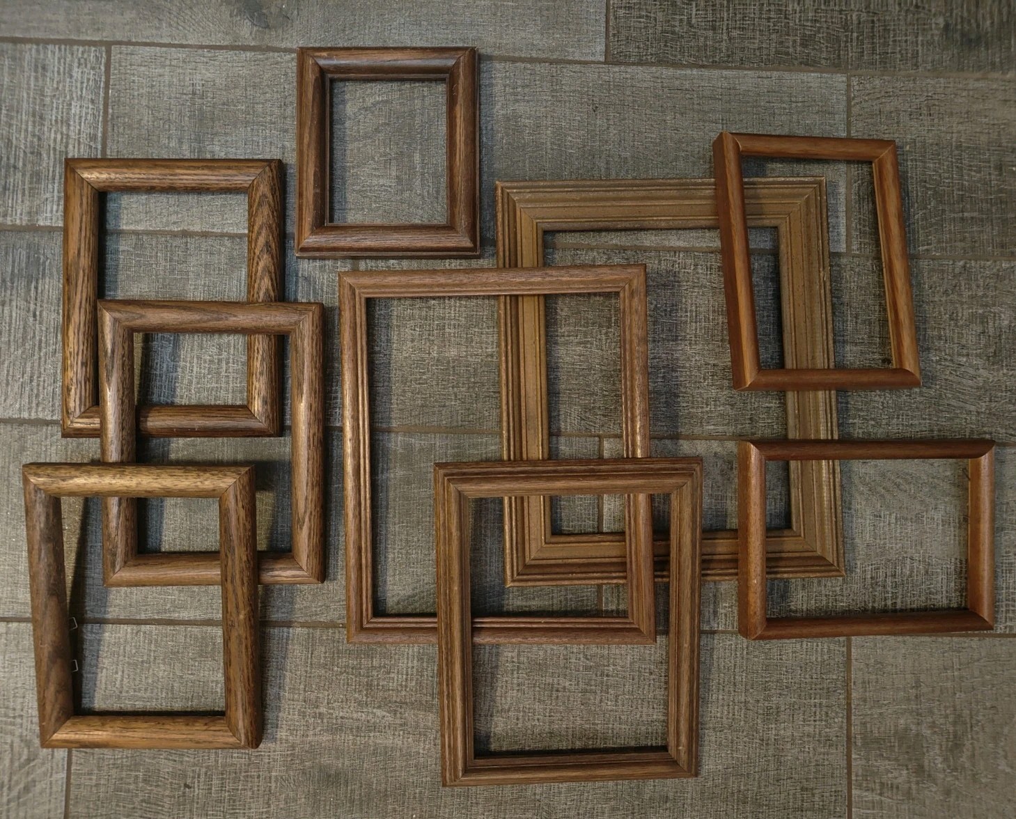 Vintage Wood PICTURE FRAMES Gallery Wall Art Decor Lot 9 Ornate cottage core NZ