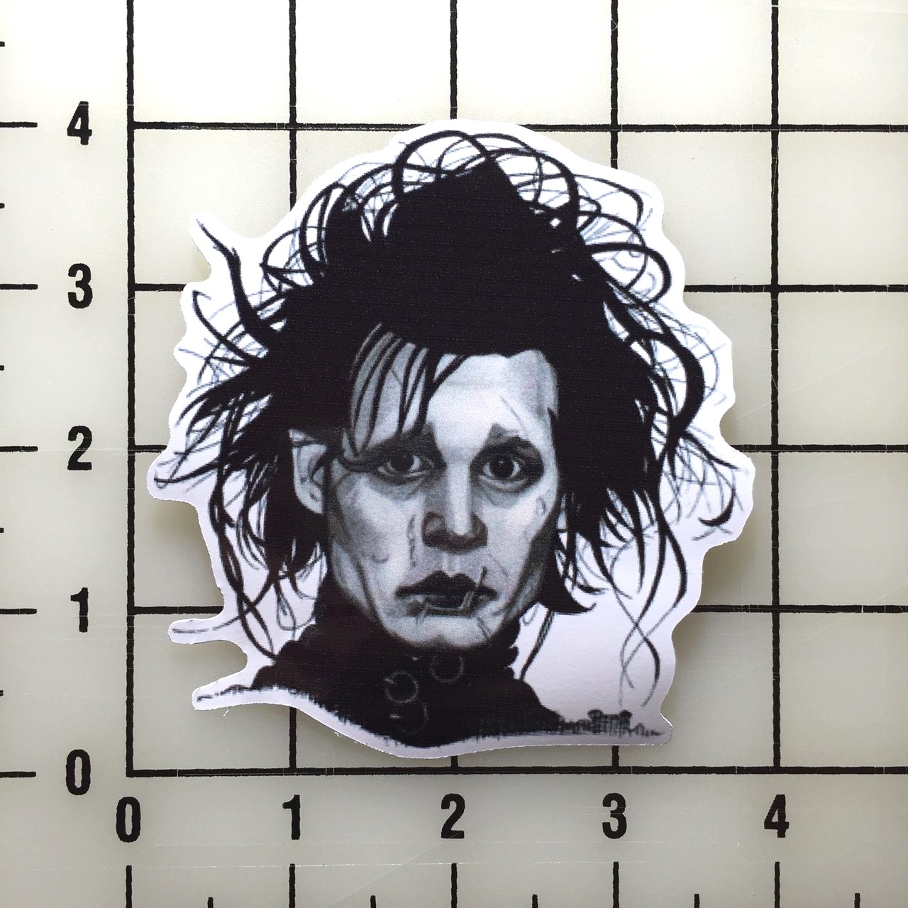 Edward Scissorhands 4&Prime; Wide Color Vinyl Decal Sticker BOGO