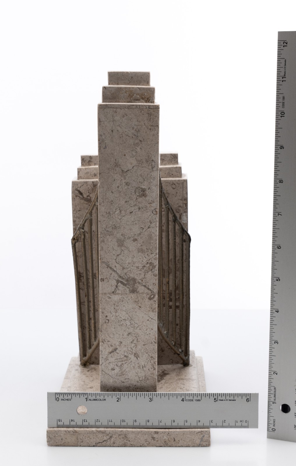 O.C. Tanner Display for Unknown Award Plaque of a Bridge / Staircase 11&Prime; 3.5lbs
