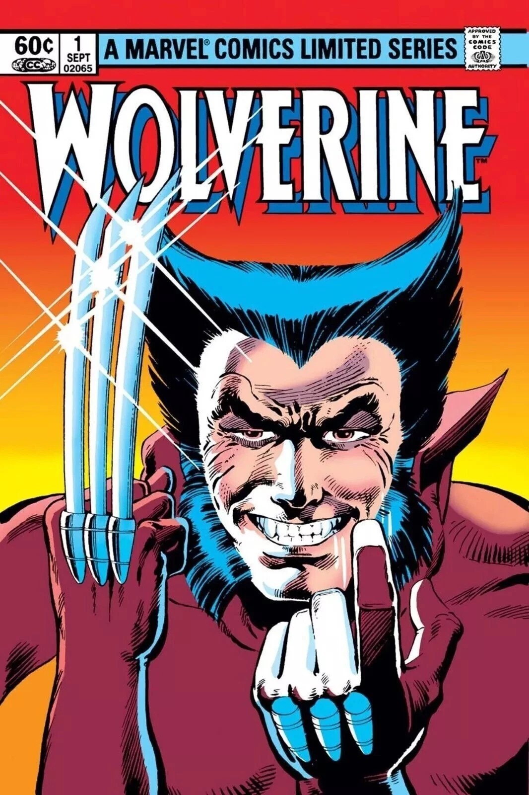 WOLVERINE MINI SERIES #1 COMIC BOOK COVER Poster print 11&Prime;x17&Prime; home decor