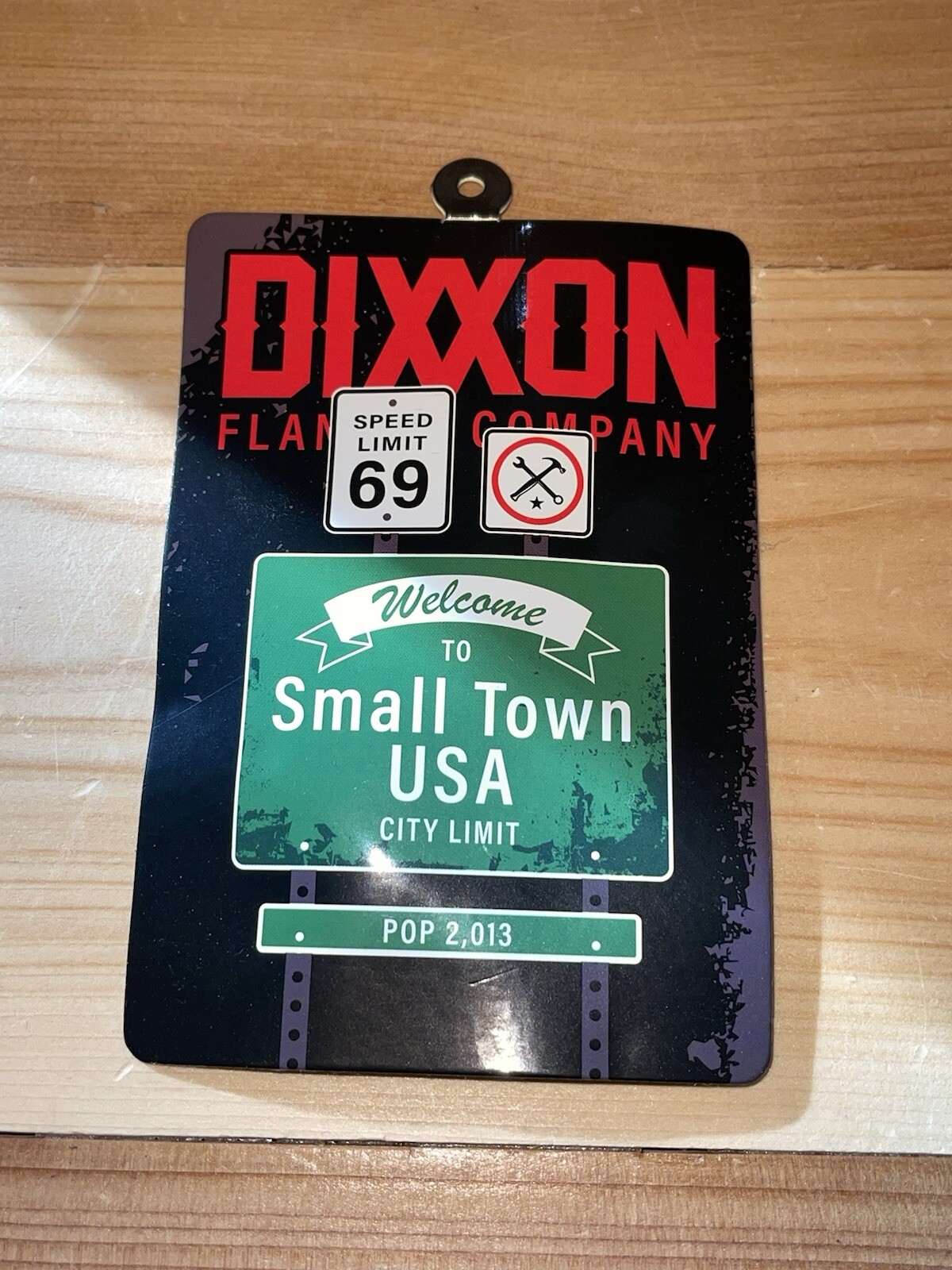 Dixxon Flannel Co Small Town USA Sturgis Exclusive Flannel Tag Sticker