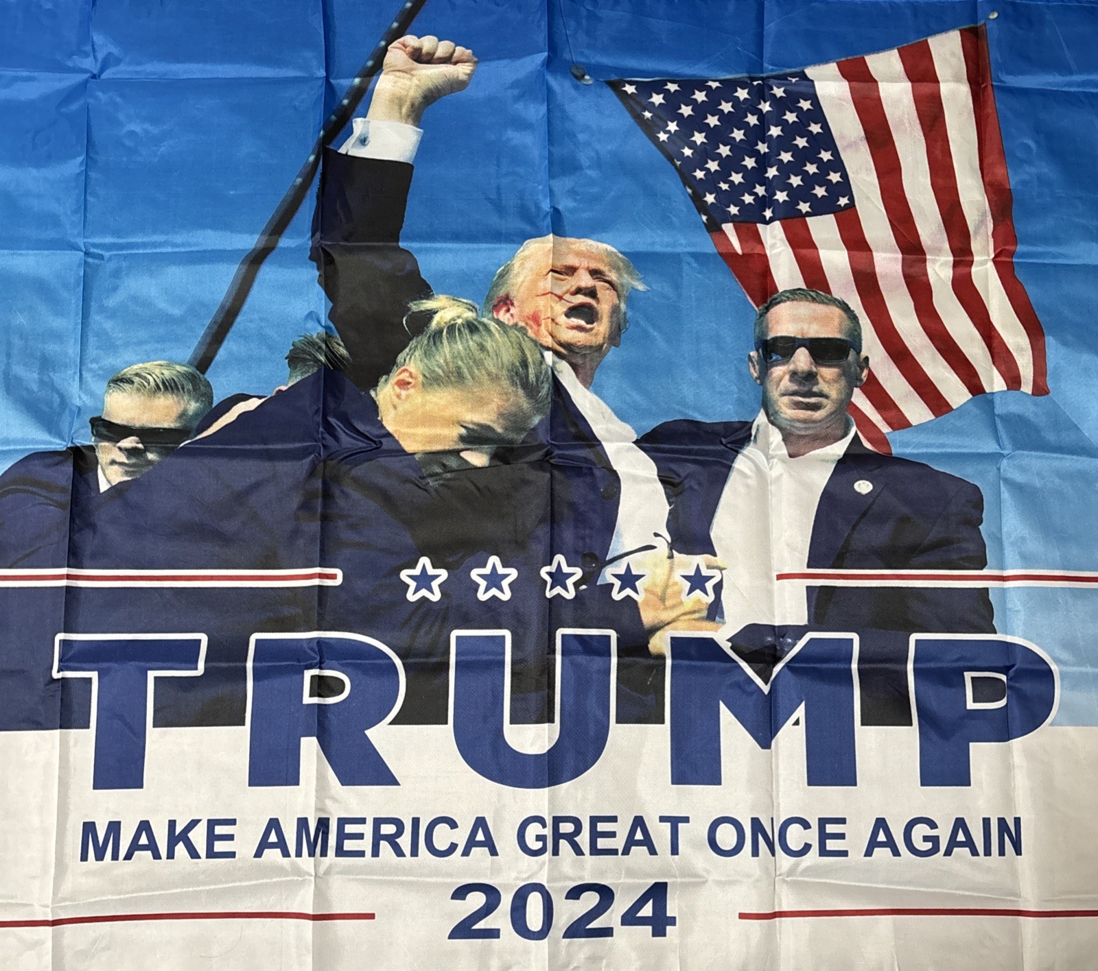 Donald Trump 2024 3’x5’ Flag ✅ Make America Great Once Again✅ Wall Art Man Cave