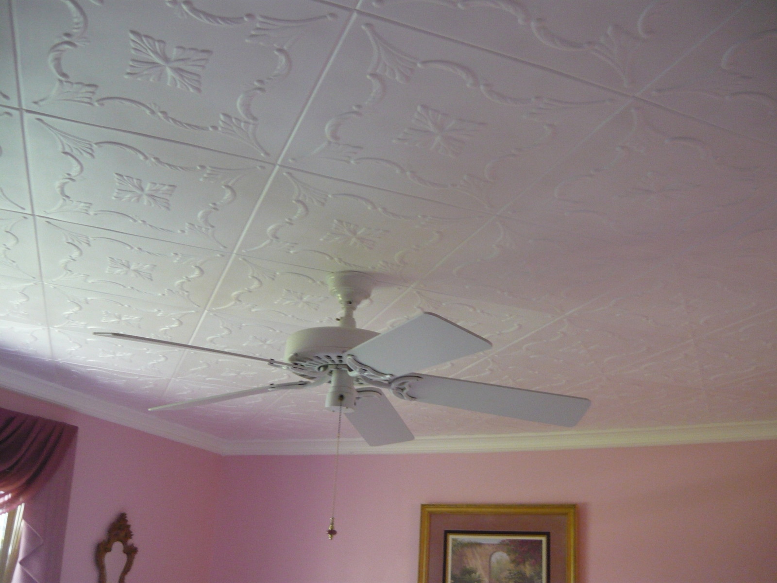 Tin-Look Ceiling Tiles Easy Installation – R38W