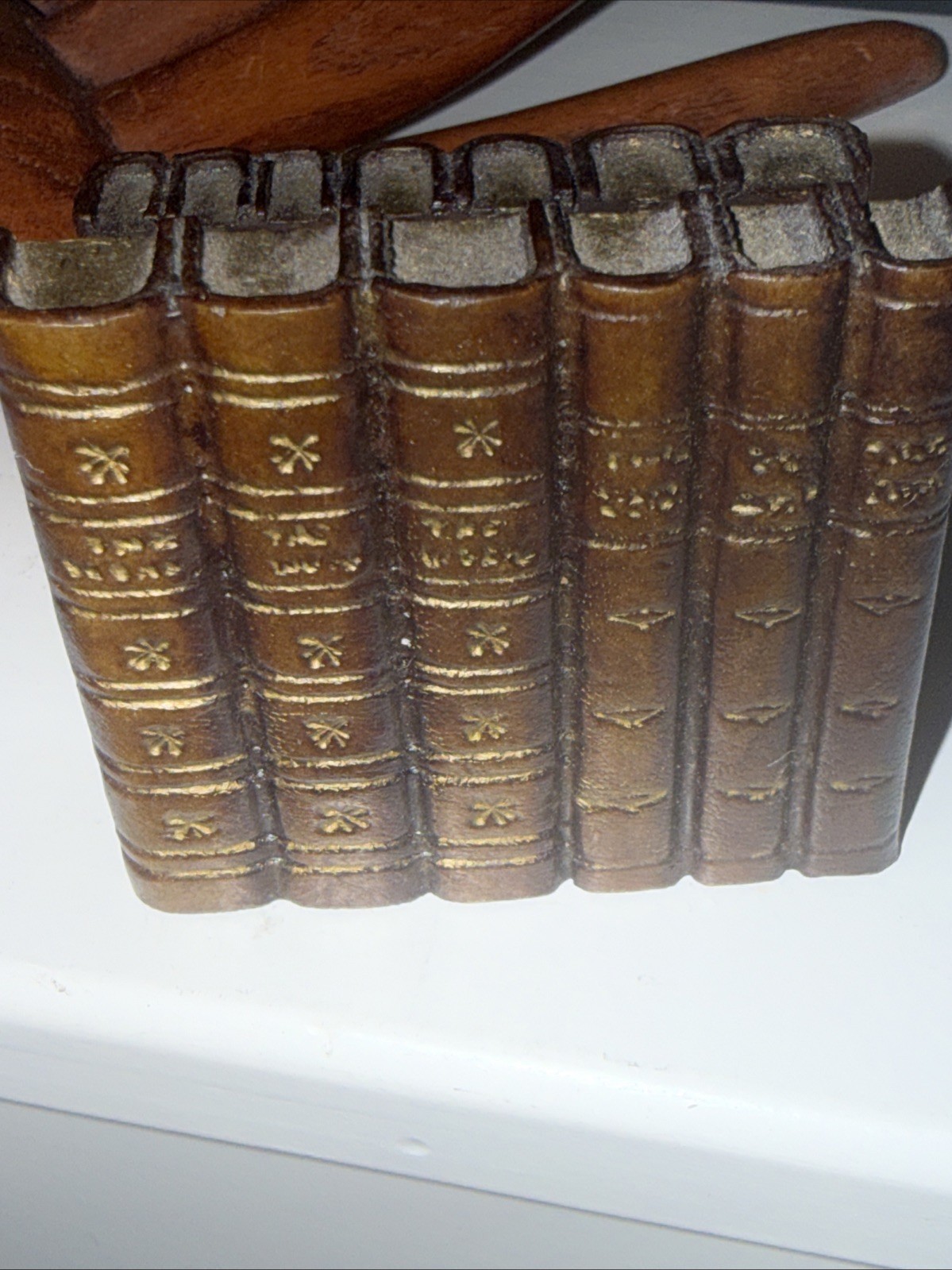 Original Book Works Letter Holder England Library Desk Organizer Card AWESOME!!