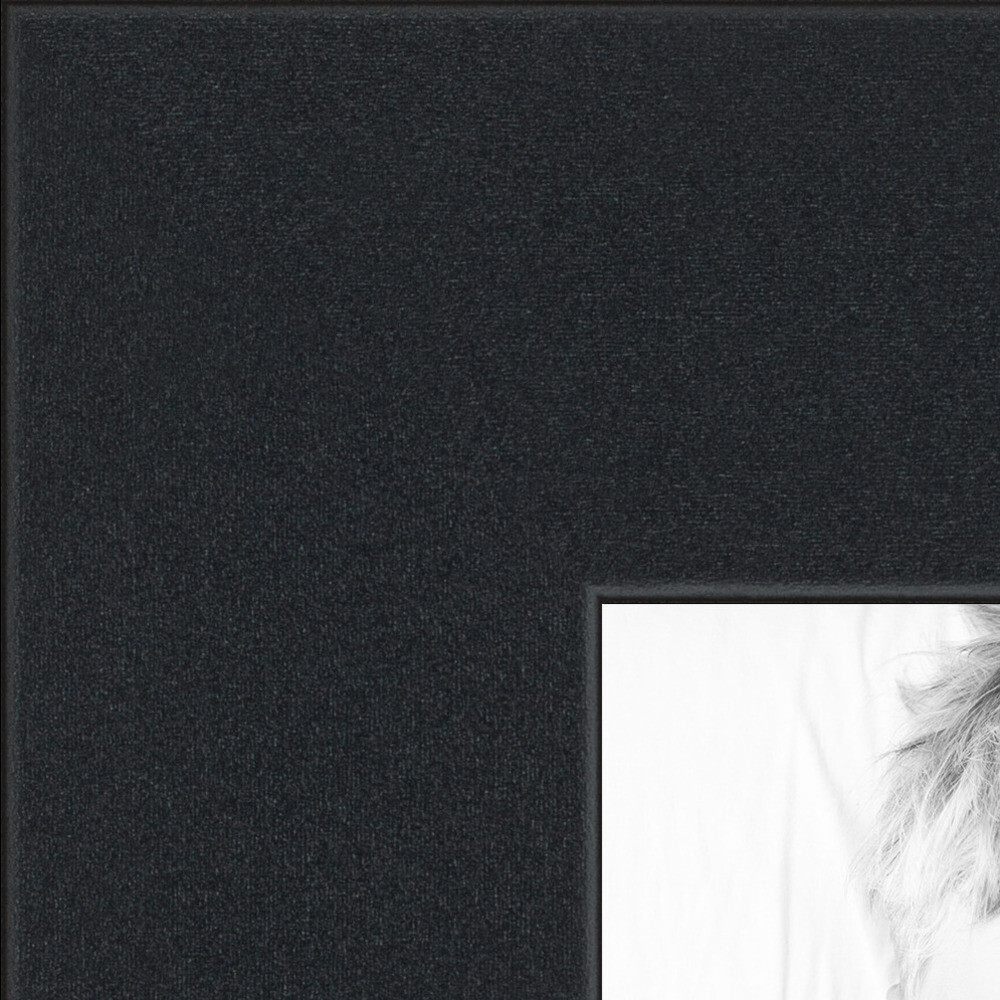 ArtToFrames Custom Picture Poster Frame Satin Black 1.25&Prime; Wide