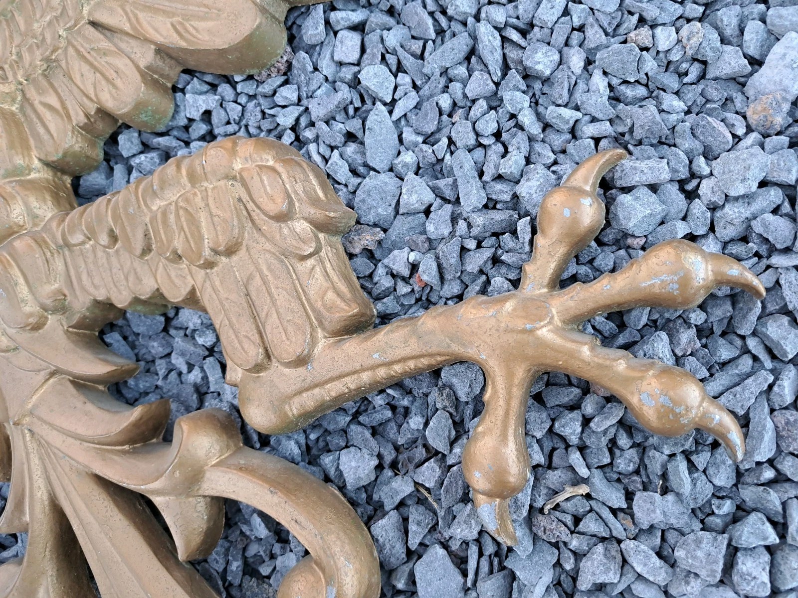 Vintage Double Eagle Aluminum Wall Decor 43&Prime;x24&Prime; Heavy Item See Photos