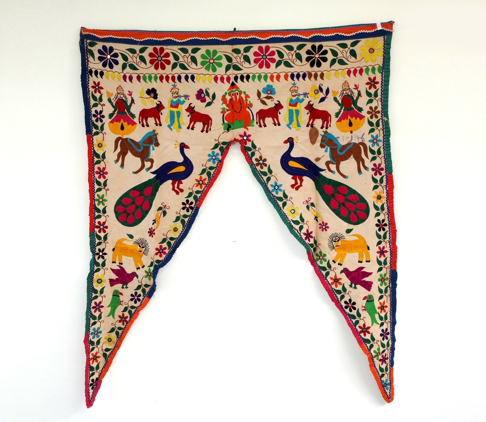 Vintage Welcome Gate Toran Door Valance Window Décor Tapestry Wall Hanging DV23