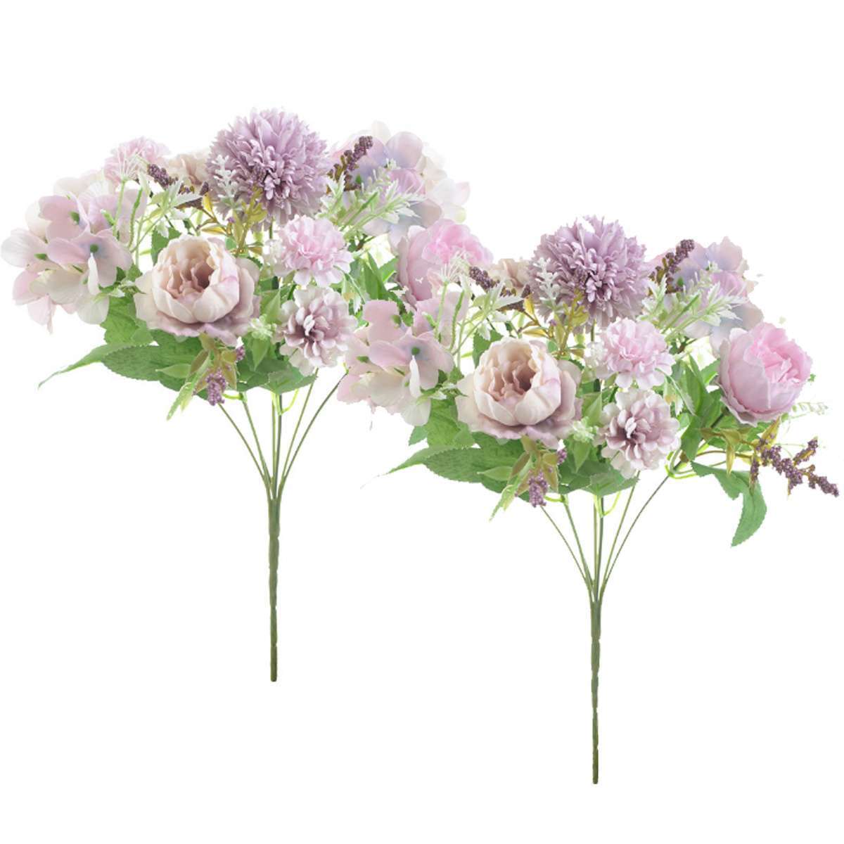 Large Silk Peony Artificial Hydrangea Flowers Bouquet Party Wedding Home Decor