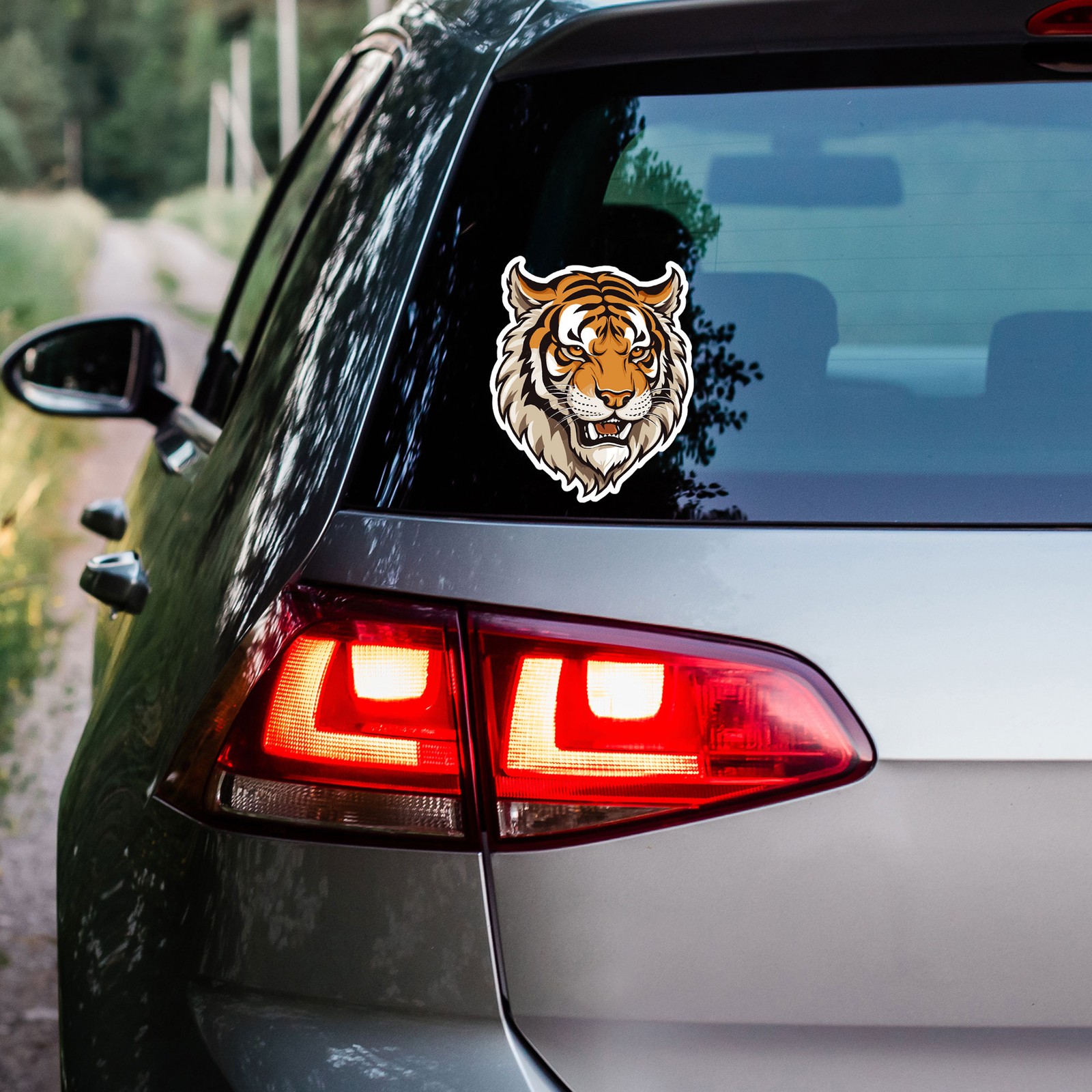 Tiger Head – Vinyl Decal Sticker – Car Window Laptop – ebn11236