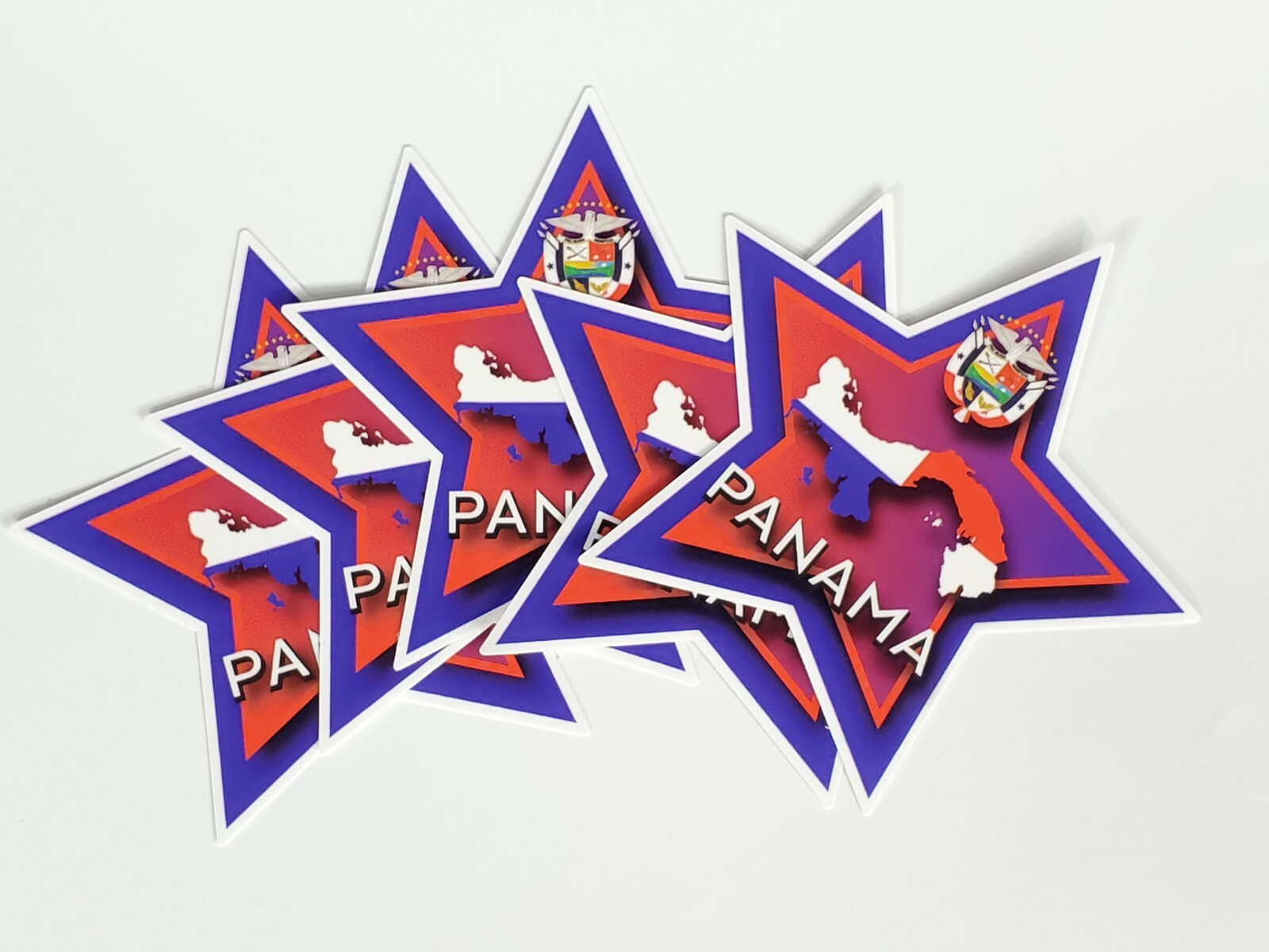 Panama Weatherproof Glossy Decal. 4.75×4.5 inches