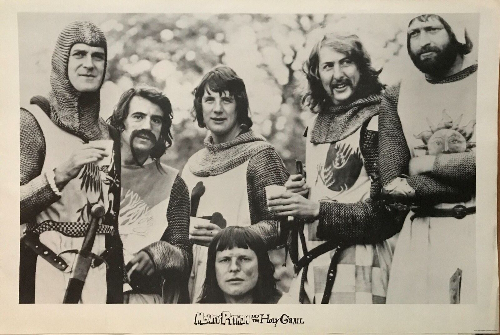 283519 Monty Python the Holy Grail Black White PRINT POSTER