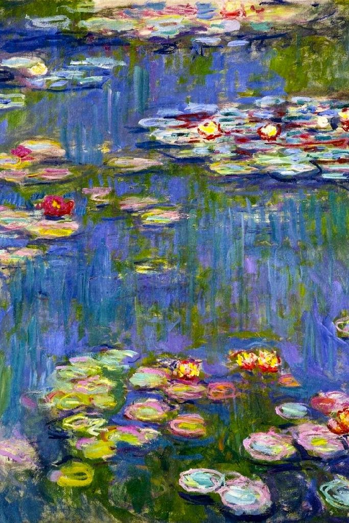 Claude Monet Water Lilies Impressionist Wall Art Posters Claude Monet Prints Nat