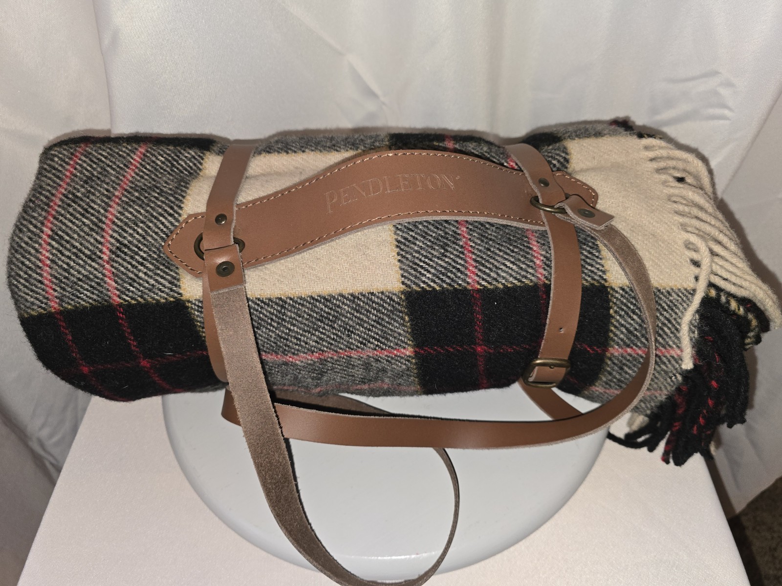 Pendleton Motor Robe in the Hillsdale Plaid pattern.