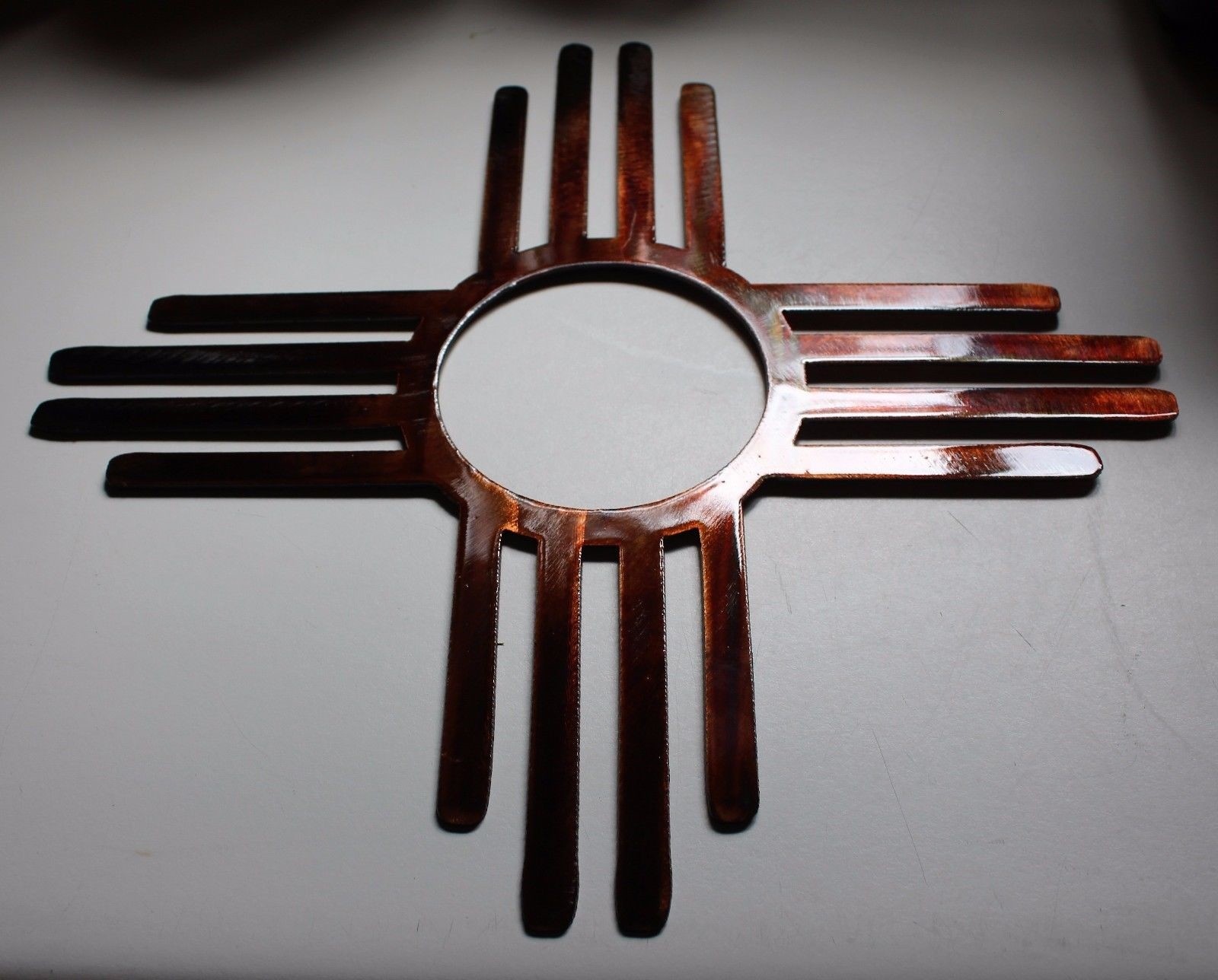 Southwestern Zia – Metal Wall Art – Copper 5&Prime;