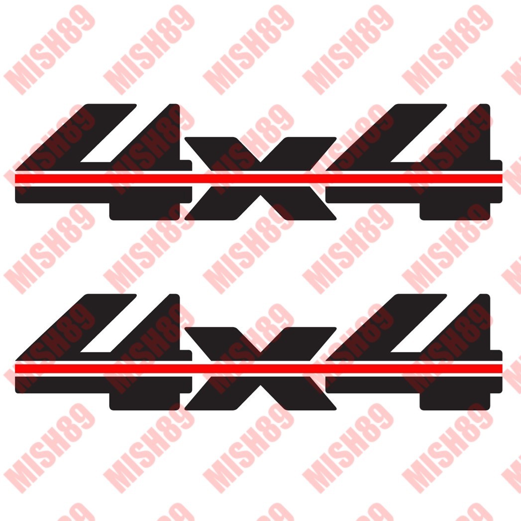 4×4 Decals 4×4 Lined Chevrolet Truck Stickers 1500 2500 Any Size Any Color