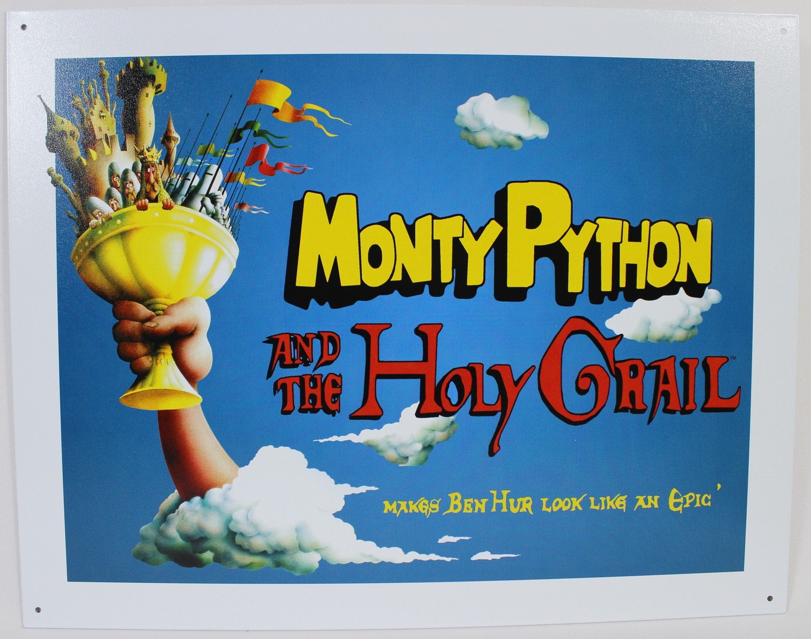 Monty Python Holy Grail Metal Sign New Reproduction Comedy Movie Film TV BBC USA