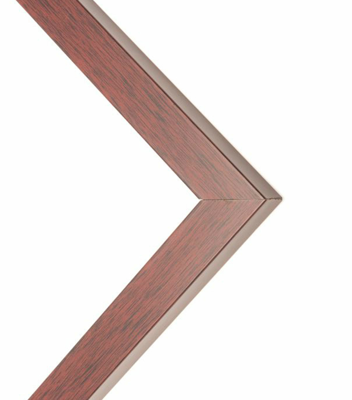16×16 – 16 x 16 Cherry Flat Solid Wood Frame with UV Framer&rsquo;s Acrylic & Foam Boa