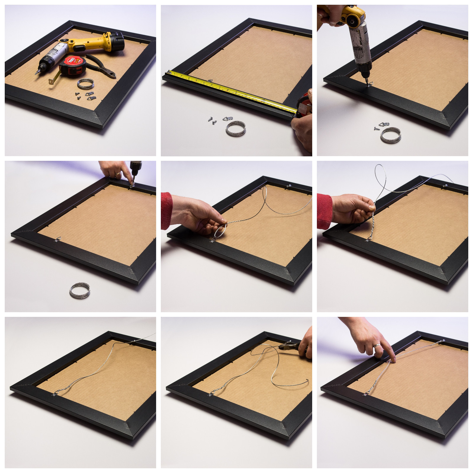Craig Frames, 4-CD Display Mat Complete with 1&Prime; Wide Satin Black Frame