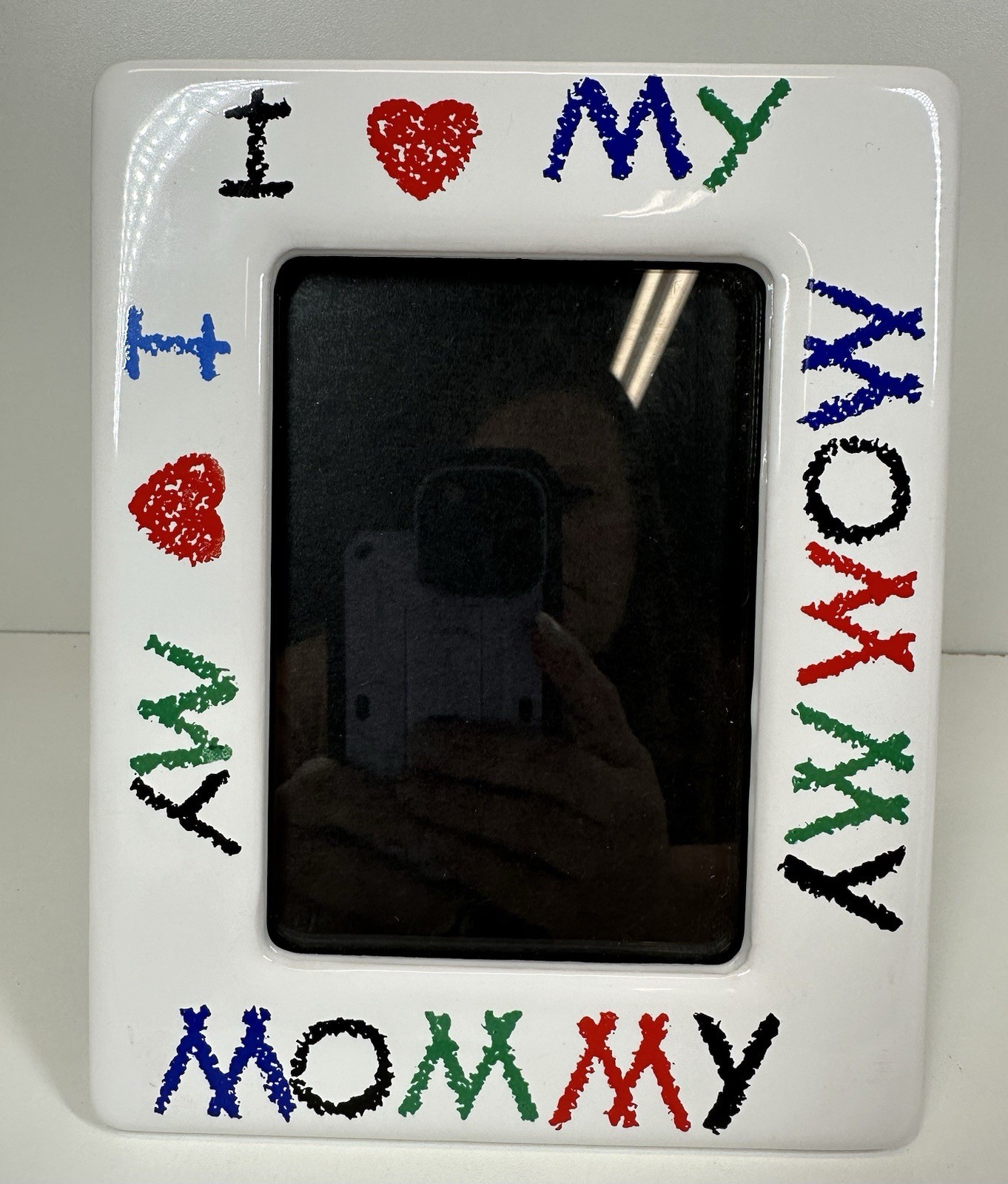 I Love My Mommy Ceramic Photo Frame Kids Family