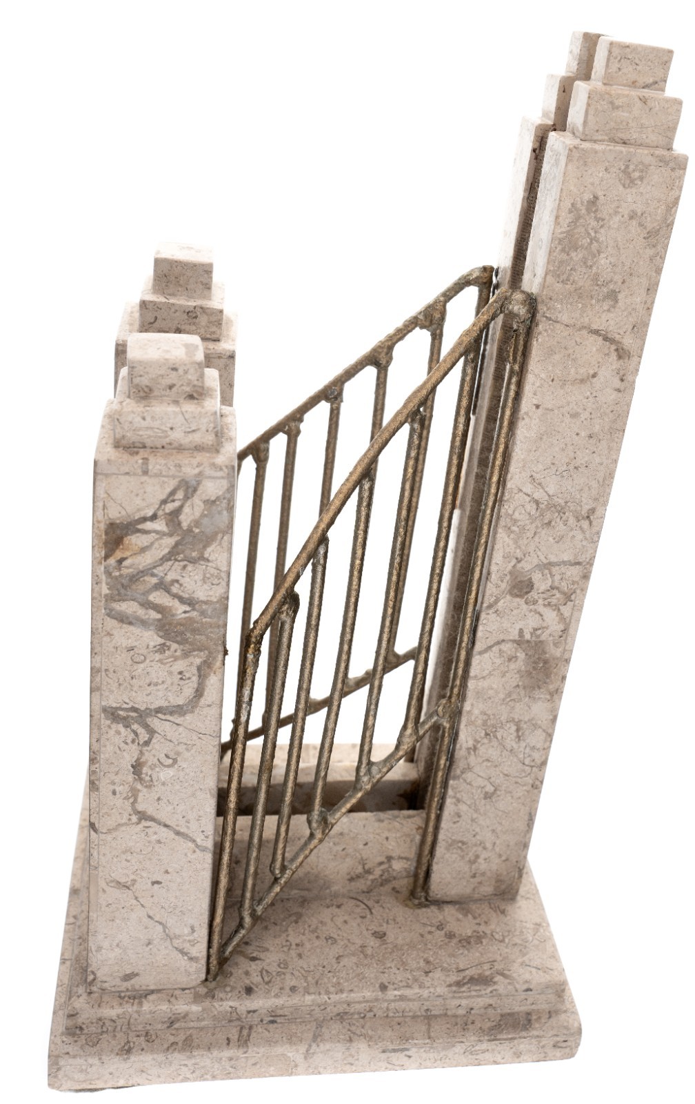O.C. Tanner Display for Unknown Award Plaque of a Bridge / Staircase 11&Prime; 3.5lbs