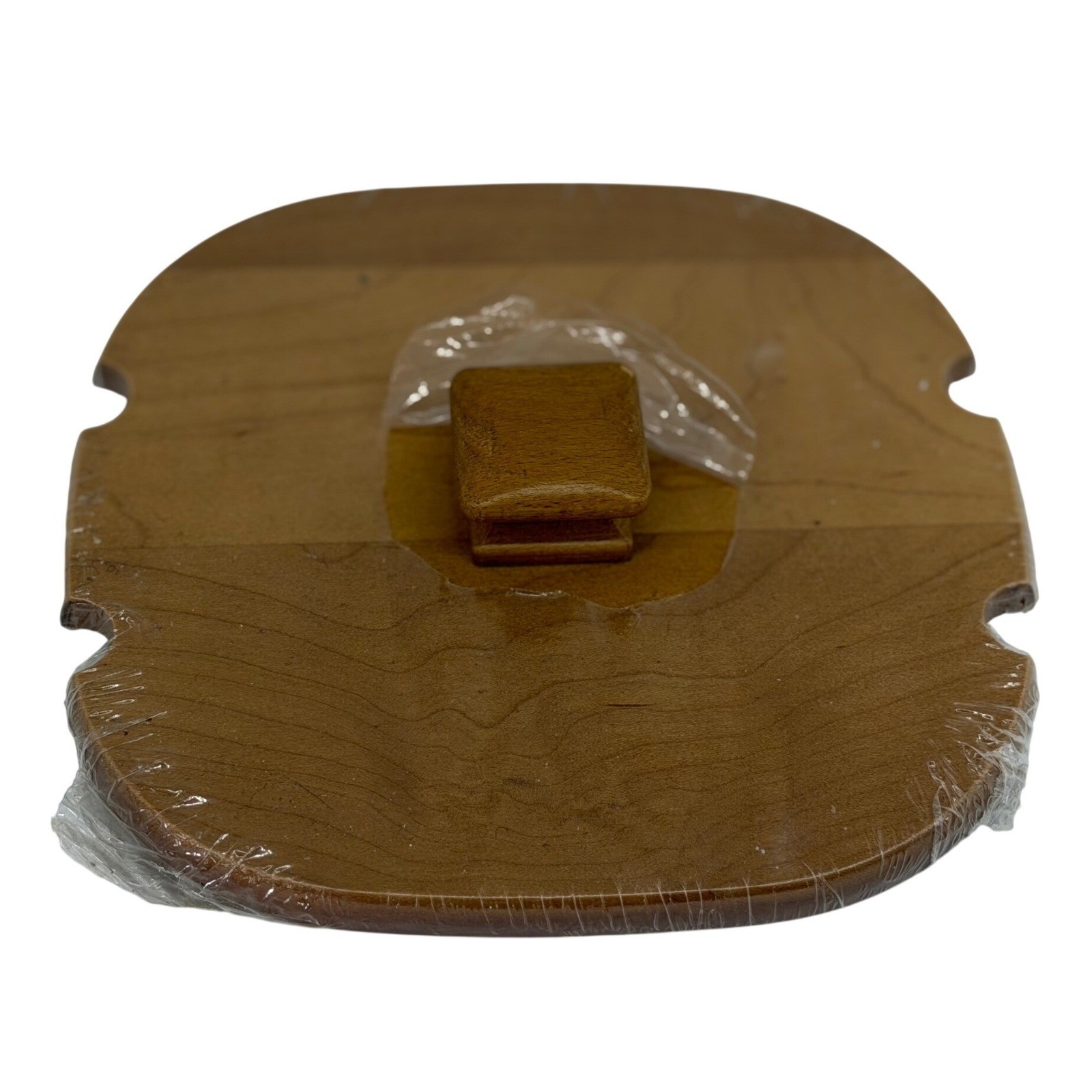 Longaberger Basket Replacement Lid Brown Woodcrafts Tinsel Hardwood Maple 50324
