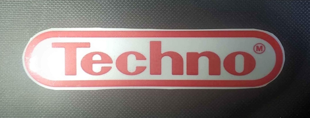 Set Of 1 Techno Sticker, Nintendo Parody Funny Sticker